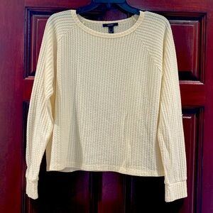 Forever 21 sweater, cream colored medium